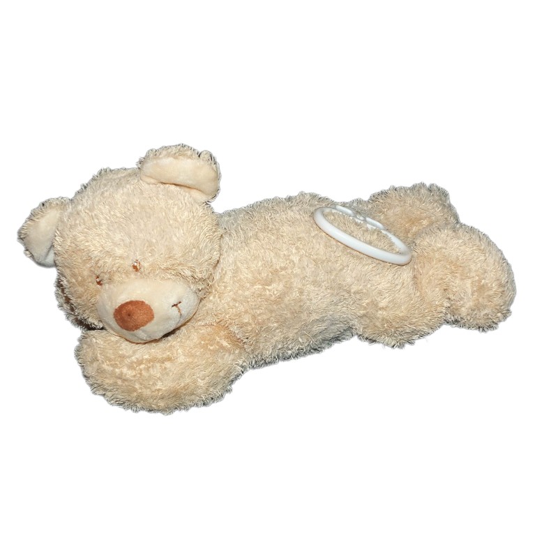 Doudou peluche Musicale OURS Beige - TEX Baby Carrefour - L 25 cm (12063)
