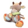Doudou Peluche Vache beige orange Little Garden NATTOU 23 cm (17926)