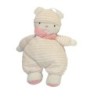Doudou ours blanc rose Luminou Bonnet 30 cm (28051)