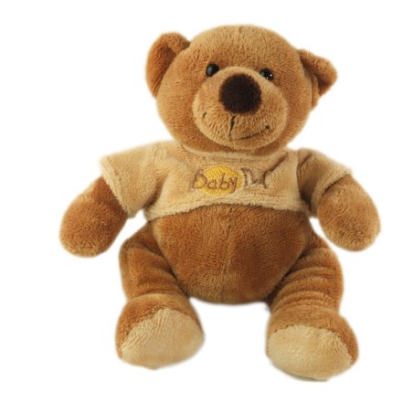 Doudou Ours marron 22 cm Baby Nat (18661)