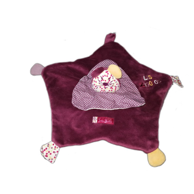 Doudou Suzy la souris Les Zigotos Sauthon Baby Déco (19257)