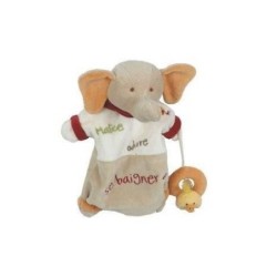 Doudou Elephant Malice adore se Baigner Baby Nat (26974)