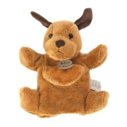 Peluche doudou Marionnette Chien Mario marron 25 cm Histoire d Ours (21230)