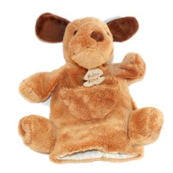 Histoire d'Ours Doudou Marionnette Chien marron (18724)