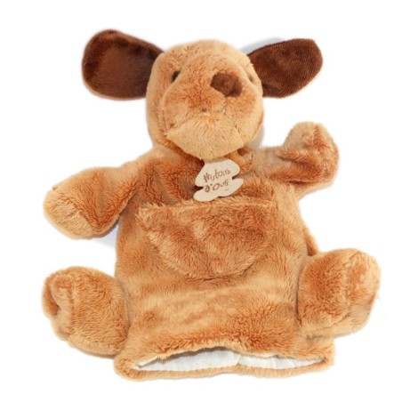 Histoire d'Ours Doudou Marionnette Chien marron (18724)