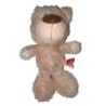 Peluche doudou Ours beige Coeur  24 cm NICI (24214)