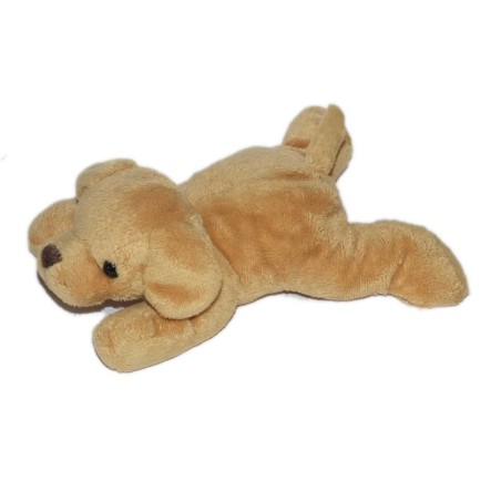 Doudou chien beige Max & Sax Carrefour 20 cm (26695)