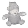 Peluche doudou Ours gris blanc Ourson Max & Sax Moon 16 cm CMI Carrefour (22725)