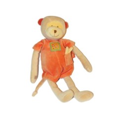 Peluche musicale Doudou Singe Les Loustics Moulin Roty 34 cm (26797)