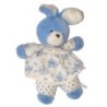 Vintage - Ancienne Peluche Lapin Bleu 35 cm Mundia (23914)
