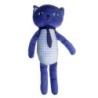 Doudou Chat bleu Bout Chou Monoprix - H 28 cm (5401)