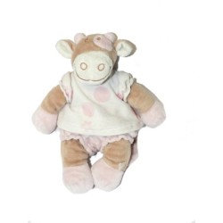 Doudou Vache Lola ronds Noukies 25 cm (27028)