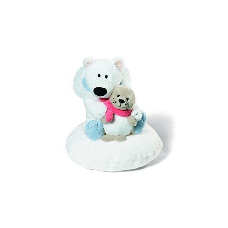 NICI Peluche doudou CoussinOurs et Phoque N34725 16 cm (19169)