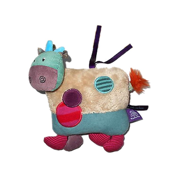 Doudou Vache peluche Musicale Les Jolis pas Beaux Moulin Roty  (13909)