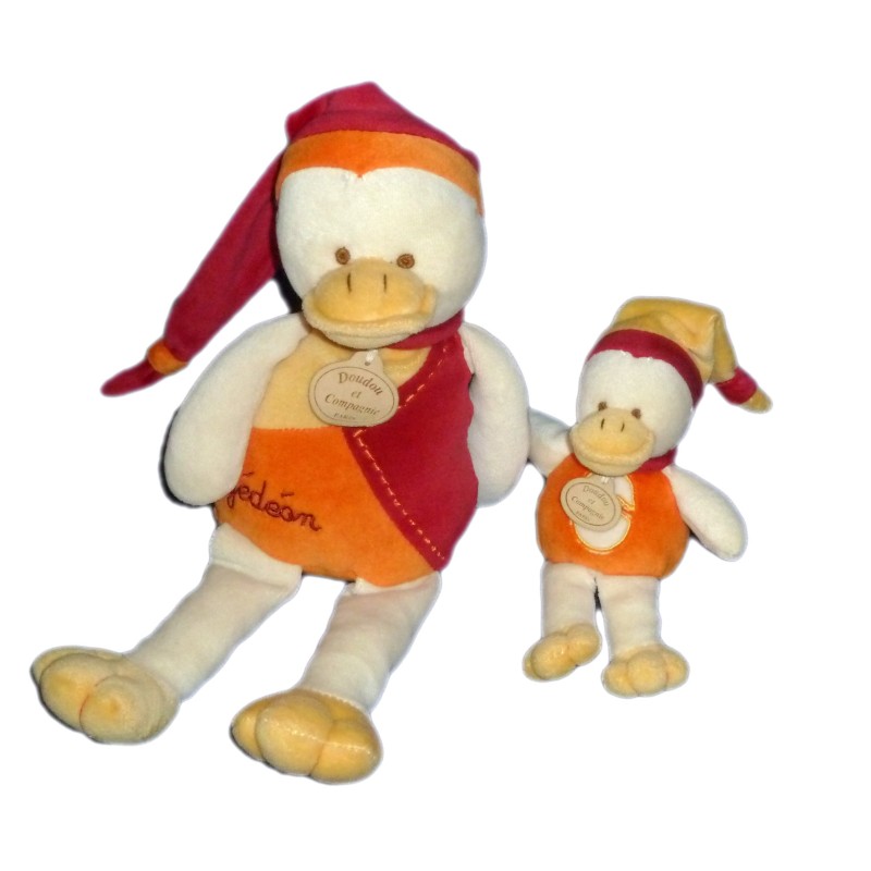 DOUDOU ET COMPAGNIE - CANARD Gédéon et son bébé - H 30 cm (12607)