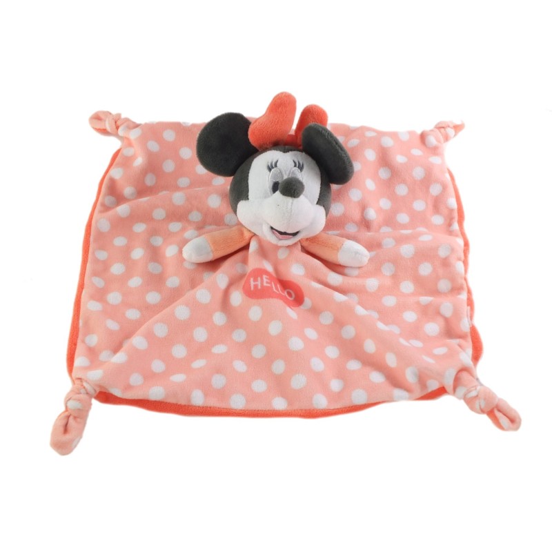 Doudou plat Minnie rose Hello Disney Nicotoy (21394)