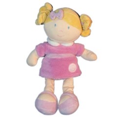 doudou-et-compagnie-poupee-mlle-rose-robe-rose-dc2306-gm-35-cm (15177)