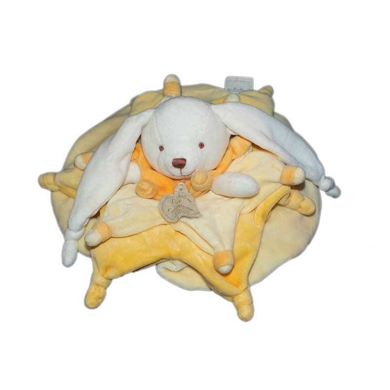 Doudou Lapin jaune Carambole Doudou et Compagnie 22 cm (14758)