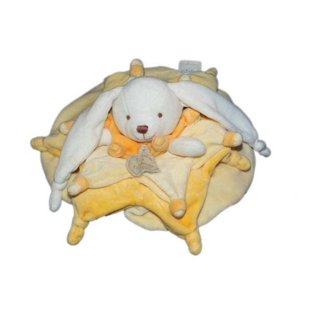 Doudou Lapin jaune Carambole Doudou et Compagnie 22 cm (14758)