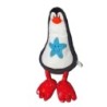 Doudou peluche d activité PINGOUIN Gris blanc - LILLIPUTIENS - H 35 cm - Mirroir Etoile (6309)