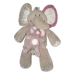 Noukies Peluche Musicale Eléphant Kali 30 cm (26482)