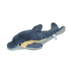 Vintage Ancienne peluche Dauphin bleu Creations Blanchet 35 cm (27261)