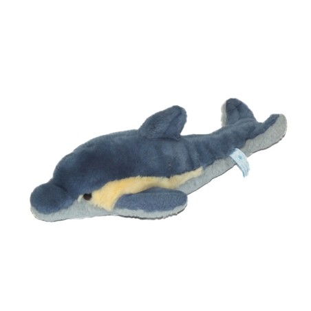Vintage Ancienne peluche Dauphin bleu Creations Blanchet 35 cm (27261)