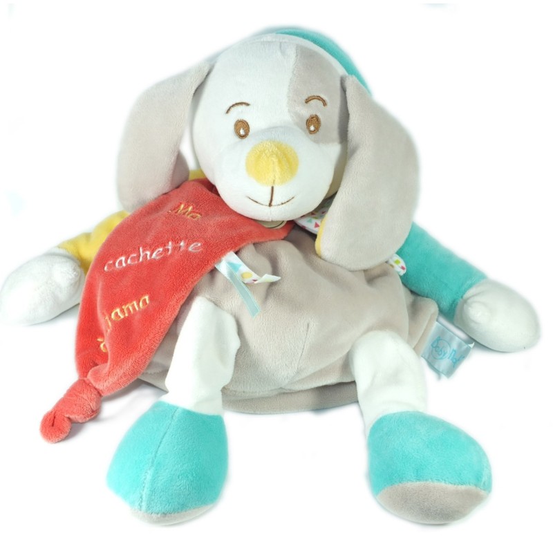 Baby Nat - Range pyjama Chien Diablotin Ma cachette a Pyjama 35 cm (17673)