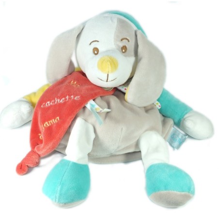 Baby Nat - Range pyjama Chien Diablotin Ma cachette a Pyjama 35 cm (17673)