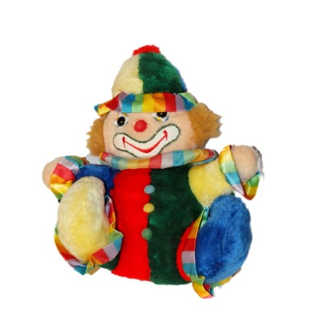 Ancienne peluche Vintage Clown Arlequin Cuddle Wit 35 cm (27412)