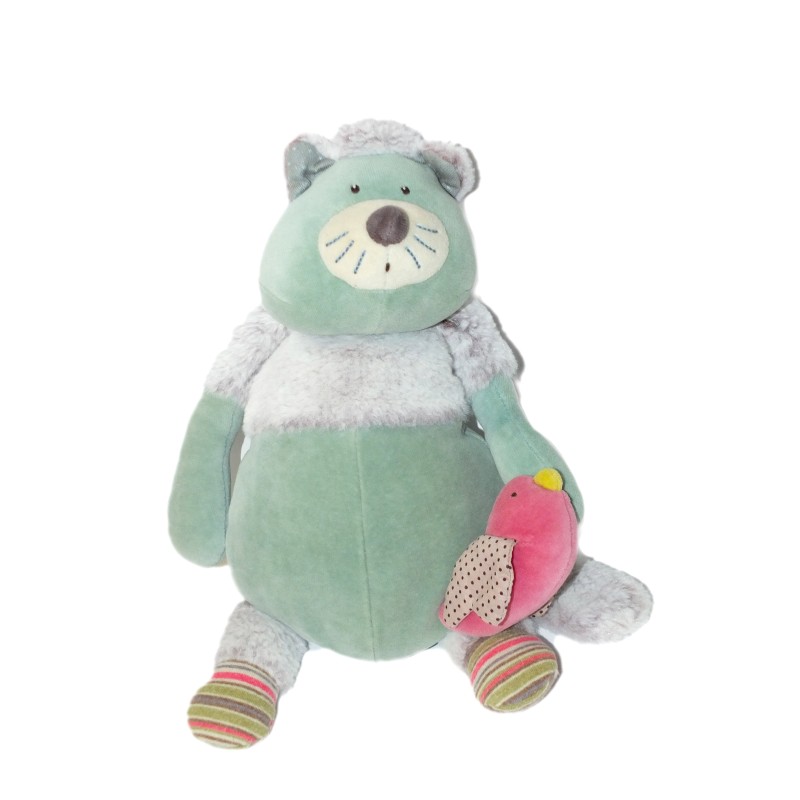 Doudou chat Pachats Moulin Roty Oiseau 35 cm (27233)