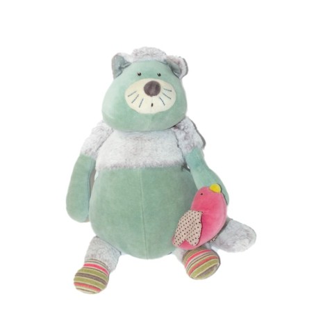 Doudou chat Pachats Moulin Roty Oiseau 35 cm (27233)