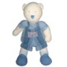 MOULIN ROTY - Doudou OURS bleu - Lila Patachon - H 28 cm (9164)