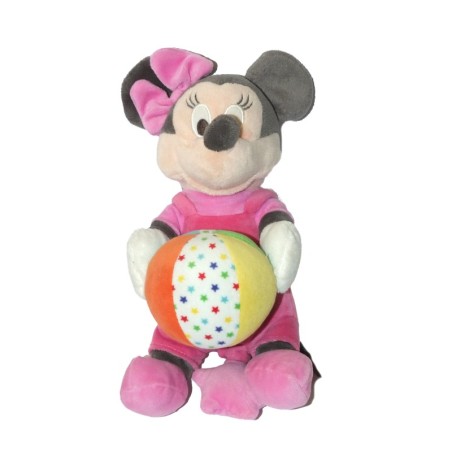 Peluche musicale doudou Minnie Ballon Disney Nicotoy 26 cm (27110)