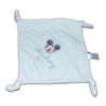 CARREFOUR CMI Doudou plat bleu Mickey 4 noeuds (12277)