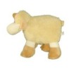 GRANDE PELUCHE DOUDOU MOUTON beige marron - MAX ET ET SAX - 60 CM X 50 CM (7612)