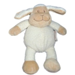 Mouton blanc beige foulard vert - BENGY Amtoys 21cm - 2007 (23954)