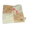 Doudou plat Rhinoceross Bengy Beige Jungle Foulard vert (24058)