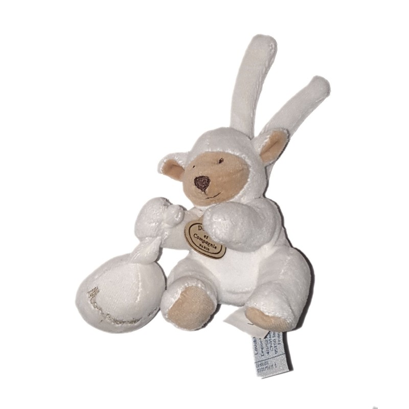 Doudou et Compagnie Mon premier doudou  Mouton blanc beige (24918)