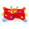 Doudou plat rouge jaune fille coccinelle Pois - MGM Dodo d Amour (25332)