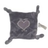 Doudou plat mauve Belle comme un coeur violet TAPE A L OEIL (26526)