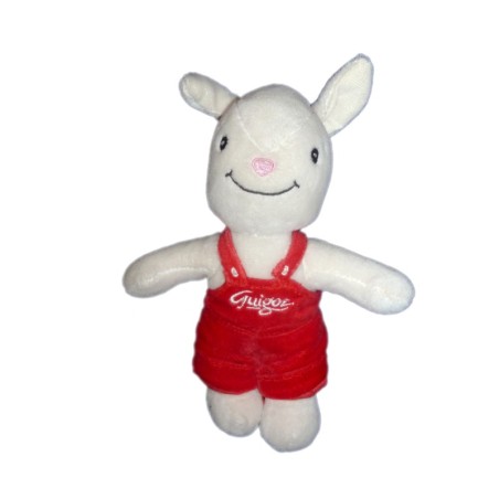 Peluche doudou LAPIN blanc GUIGOZ - 5912 (10057)