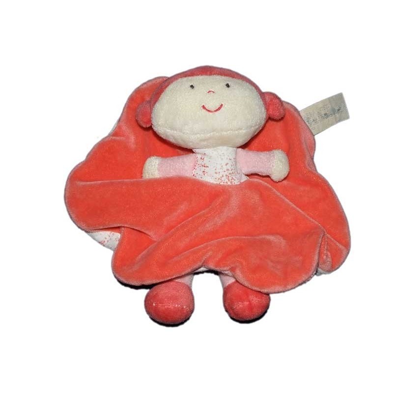 TAPE A L'OEIL - Doudou plat Poupée rose TAO (15519)