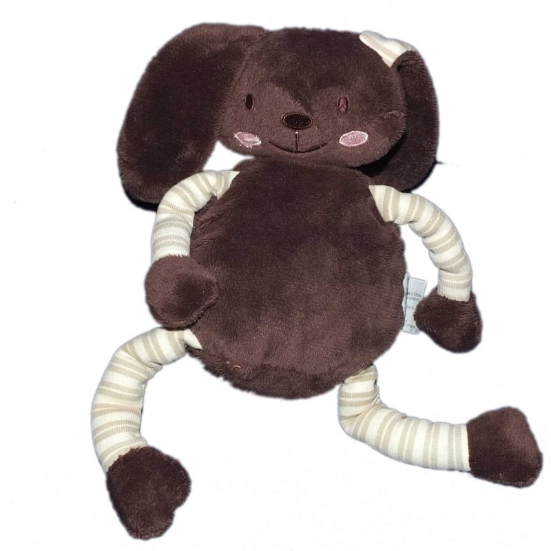 Doudou Lapin marron Brun TCF Tout Compte Fait 23 cm (15530)