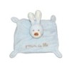Doudou plat LAPIN bleu GRAIN DE BLE Zannier (13303)