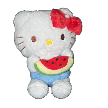 Doudou peluche HELLO KITTY Pastèque 15 cm (12420)
