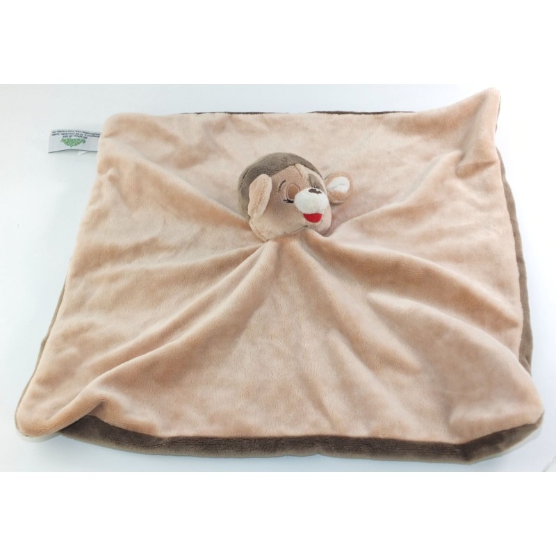 Doudou Plat Chien Chinchilla Trostisar beige marron (23882)