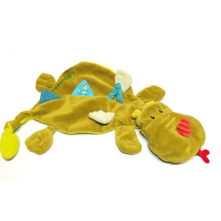 Peluche doudou Dragon vert Walter Lilliputiens 40 cm (22313)