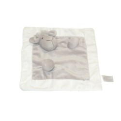 Doudou plat Mouton blanc beige J-LINE Oscar (27880)