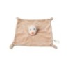 Doudou Plat Singe beige vert Auchan Production (28499)